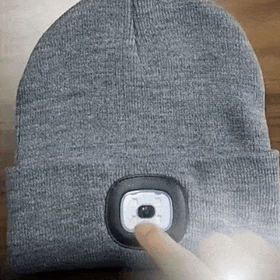 cappello con luce led